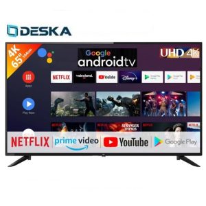 Téléviseur DESKA 65″ Smart Android 4K – 65DF85E